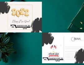 #41 untuk Design a post card to great with NEW YEAR 2021 on behalf of a company. oleh rayerna