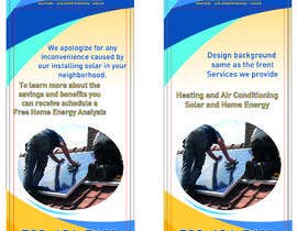 #27 for Door Hanger for Solar company af Adnanekh