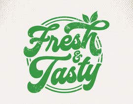 #213 untuk Fresh and Tasty logo oleh carolingaber