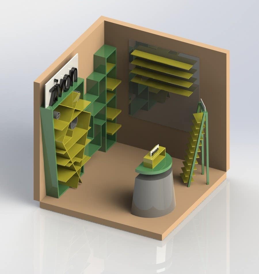 Konkurrenceindlæg #38 for                                                 Showcase Shelf 3D Design
                                            