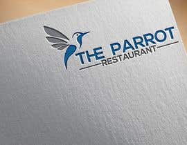#202 untuk Minimalist modern logo design for restaurant named: The parrot restaurant oleh sabujmiah552