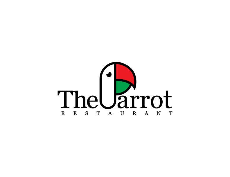 Конкурсна заявка №27 для                                                 Minimalist modern logo design for restaurant named: The parrot restaurant
                                            