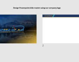 Nro 12 kilpailuun Design Powerpoint slide master using our company logo käyttäjältä rizia369