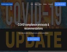 nº 33 pour Website for COVID compliance consulting par fazlaynur1234 