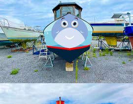 Nro 138 kilpailuun Create Cartoon Character to be painted onto small tug boat käyttäjältä Pritamroydesign