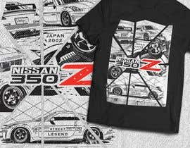 SayemProdhan tarafından Nissan Sports Car T-Shirt Design: Nissan Skyline GTR &amp; Nissan 350Z için no 276