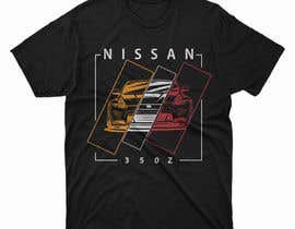 MDNAJIMPARVES tarafından Nissan Sports Car T-Shirt Design: Nissan Skyline GTR &amp; Nissan 350Z için no 208