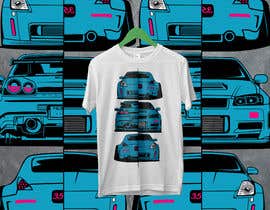 JAHANARAAKTER10 tarafından Nissan Sports Car T-Shirt Design: Nissan Skyline GTR &amp; Nissan 350Z için no 255