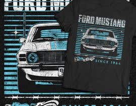 #253 for Ford Mustang Sports Car T-Shirt Design by SayemProdhan