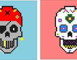 #40 untuk Pixel Skull Design oleh Oswaldoz96