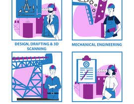 #49 Graphic Design - Set of logos for engineering disciplines részére youcefbassoud által