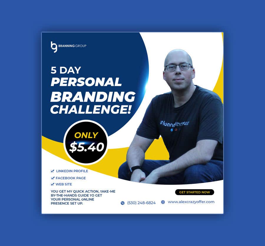 
                                                                                                                        Конкурсная заявка №                                            44
                                         для                                             Facebook Ad for “5 Day Personal Branding Challenge”
                                        