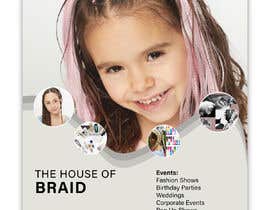#6 for A5 leaftlet AND CFOLD Leaflet promotion design for the house of braid av muntahib17