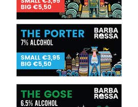 #18 za Design a four single menu boards for beer od eling88