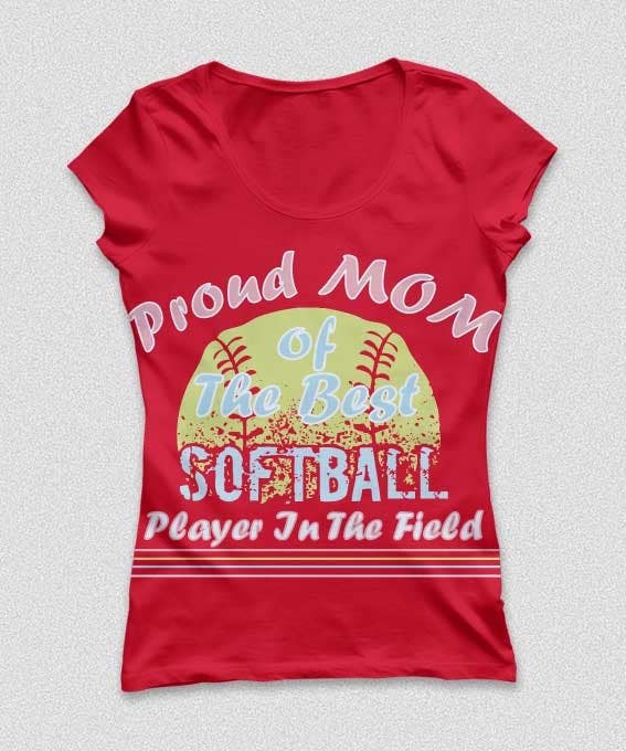 Inscrição nº 22 do Concurso para                                                 Design a T-Shirt for softball moms
                                            