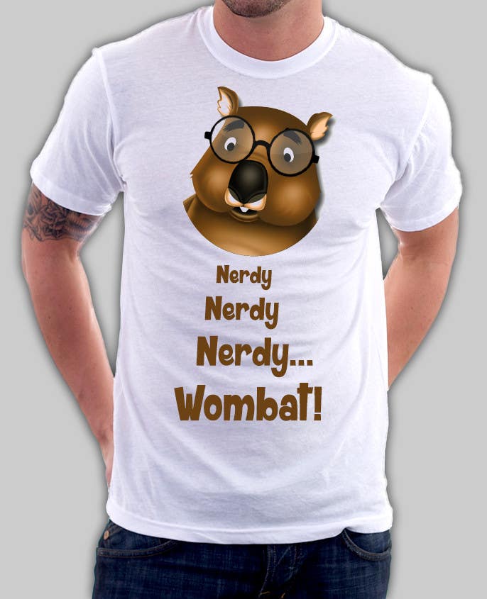 Bài tham dự cuộc thi #10 cho                                                 Design Wombat T-Shirt
                                            