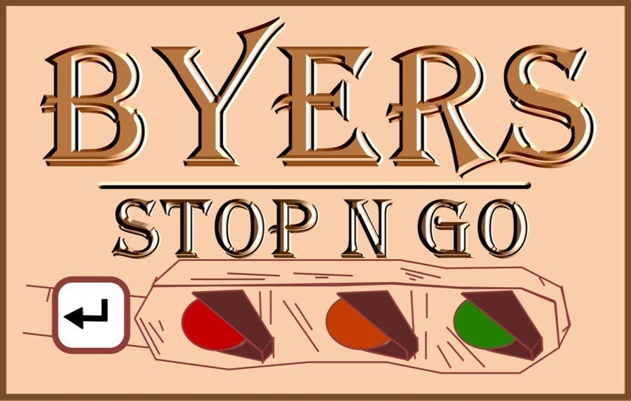 #102. pályamű a(z)                                                  Logo Design for Byers Stop N Go
                                             versenyre