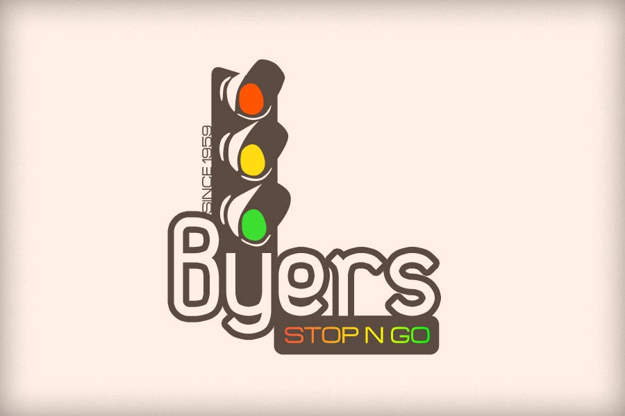 Příspěvek č. 4 do soutěže                                                 Logo Design for Byers Stop N Go
                                            