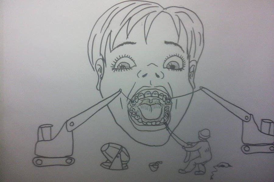 Penyertaan Peraduan #3 untuk                                                 Dibujo a lapiz o similar de un niño con la boca en construccion.
                                            