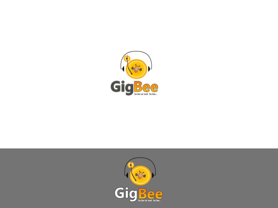 ผลงานการประกวด #180 สำหรับ                                                 Logo Design for GigBee.com  -  energizing musicians to gig more!
                                            
