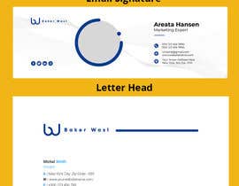 #74 untuk LinkedIn page, Email signature, business card design, letter head, and powerpoint design template oleh raihandbl55