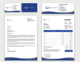 #127 untuk LinkedIn page, Email signature, business card design, letter head, and powerpoint design template oleh designertapos