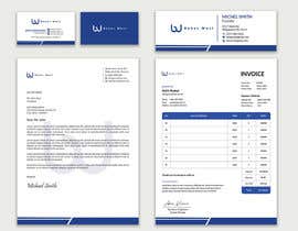 #129 untuk LinkedIn page, Email signature, business card design, letter head, and powerpoint design template oleh designertapos