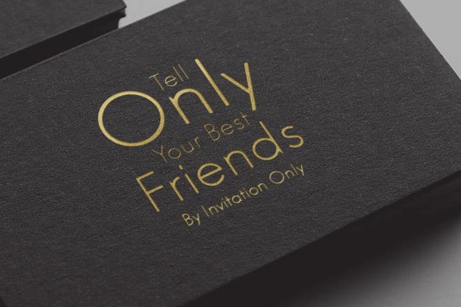 Konkurrenceindlæg #1 for                                                 Design a Logo for a luxury travel company "Tell Only Your Best Friends"
                                            