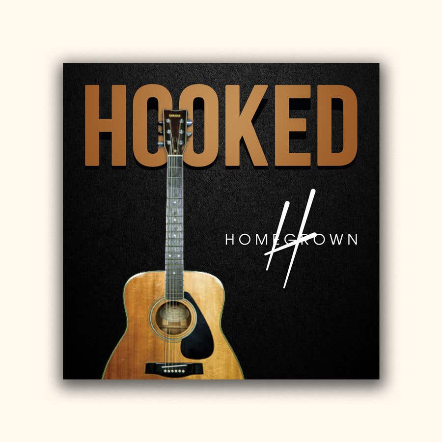 #69. pályamű a(z)                                                  Homegrown Band - Album Cover - "Hooked"
                                             versenyre