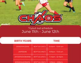 #99 for Need a Flyer created for soccer tryouts 2022 by raiyanmuaz002