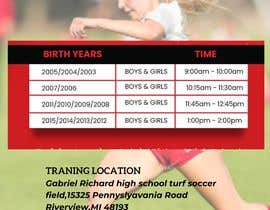 #89 for Need a Flyer created for soccer tryouts 2022 by nuratiqahmatanan