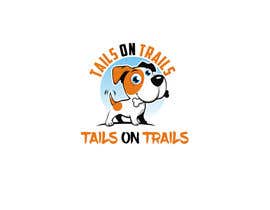 Nro 204 kilpailuun &quot;Tails on Trails&quot; Dog walking Business Logo käyttäjältä arifhusssaineu