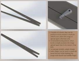 #19 para Locking mechanism Design for a pair of small tongs por Arullmurugan