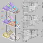  Interior Design of Shared Office Space için 3D Rendering30 No.lu Yarışma Girdisi
