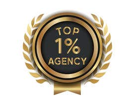 #103 untuk Create an award Logo for &quot;Top 1% Agency&quot; oleh smmasudrana477
