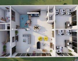 #49 untuk Create 3d house 2 floors oleh engabeerkamel202