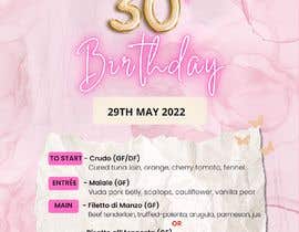 #80 för DESIGN DL FLYER BIRTHDAY MENU av NajwaAdilah05