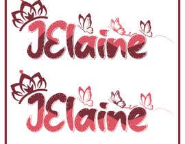 Nro 30 kilpailuun &quot;JElaine&quot; Remake a similar design using the name JElaine käyttäjältä mohonamm13