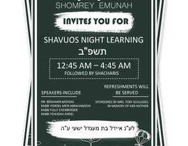 #71 для Design a Flyer for an Event (Shavuos Learning 2022) от asfiaasa