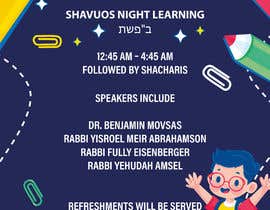 #60 для Design a Flyer for an Event (Shavuos Learning 2022) от Saifi12345
