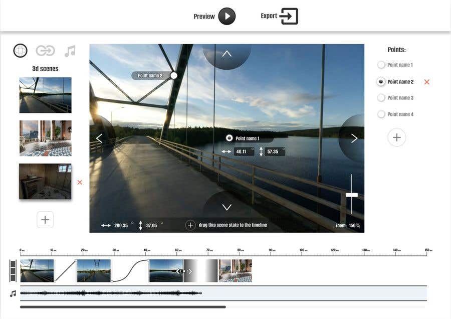 Participación en el concurso Nro.24 para                                                 Design user interface for inline video converter/editor
                                            