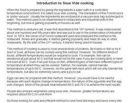 #8 for Write some Articles for Sous Vide Blog by smshah
