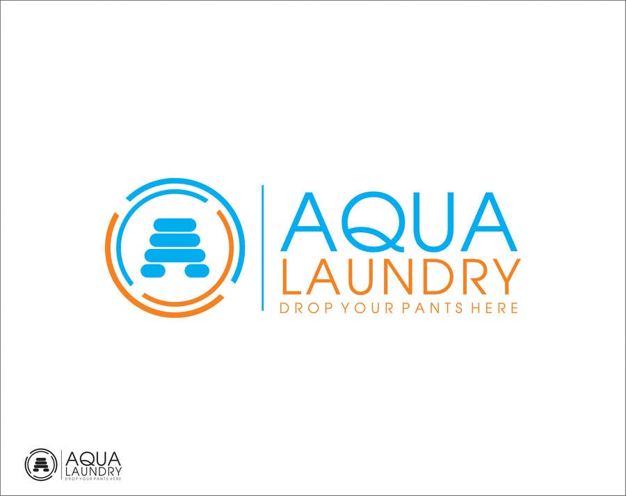 Proposition n°38 du concours                                                 Design a Logo for AQUA LAUNDRY & DRY CLEANING
                                            