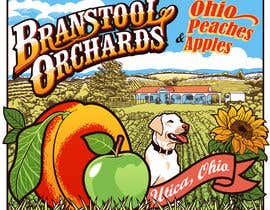#91 cho Branstool Orchards Vintage Fruit Crate Tee Shirt Design bởi arzart