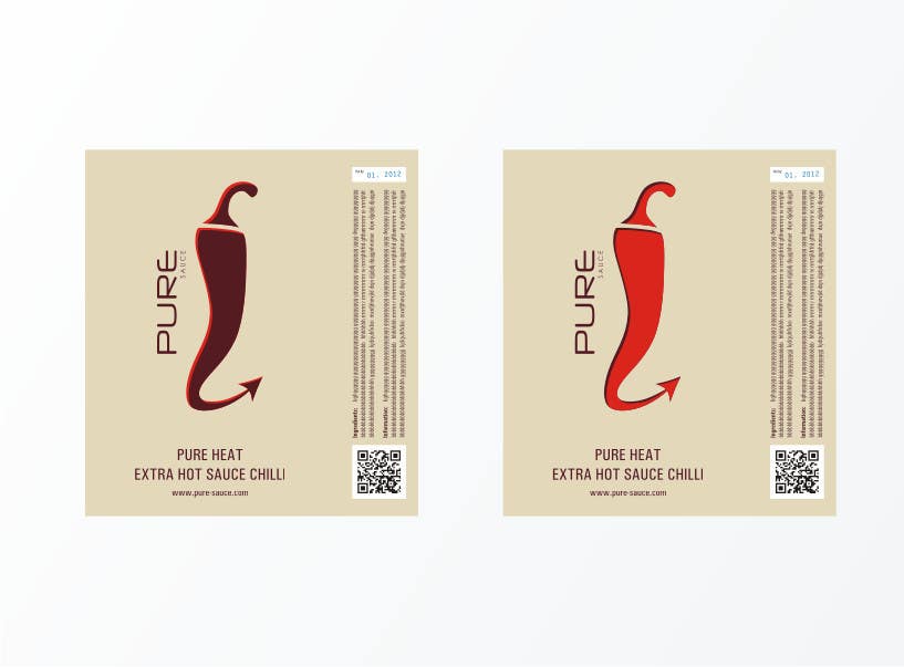 #89. pályamű a(z)                                                  Graphic Design for Chilli Sauce label
                                             versenyre