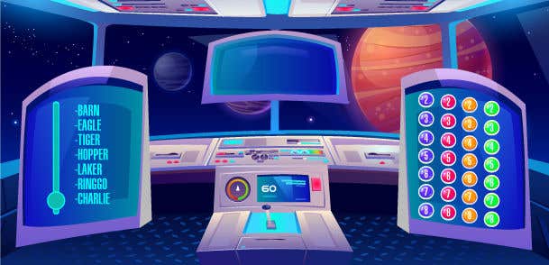
                                                                                                                        Bài tham dự cuộc thi #                                            18
                                         cho                                             Create a 2D image of a spaceship cockpit
                                        