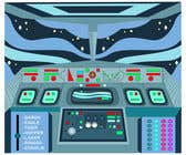 Bài tham dự #17 về Graphic Design cho cuộc thi Create a 2D image of a spaceship cockpit