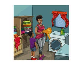 #11 para Sketch a parent child laundry scene de cjmsonthe