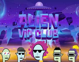 Nro 40 kilpailuun Create a Banner new logo for &quot; Alien Vip Club &quot; Collection NFT käyttäjältä shiplu22