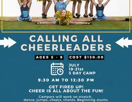 #18 for Flier for a Cheer and Tumbling Camp af SantiGallara